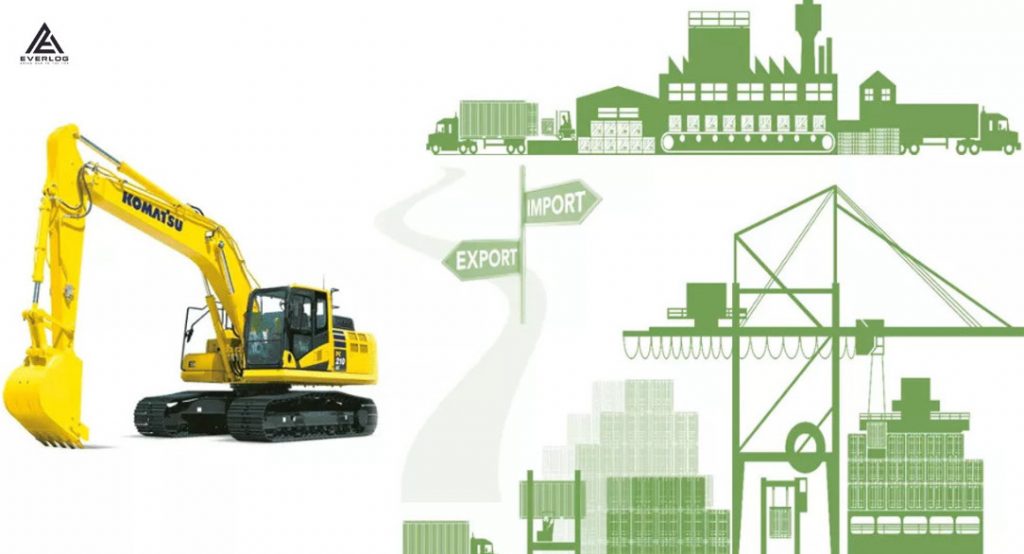 Thủ tục nhập khẩu máy xúc, máy đào uy tín, tiết kiệm nhất hiện nay